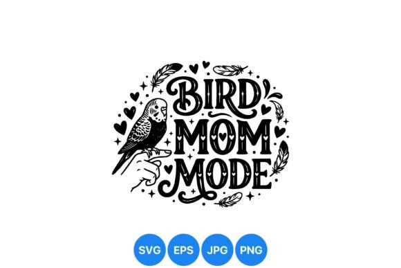 Bird Mom Decorative SVG Design Review for Real Embroidery Projects