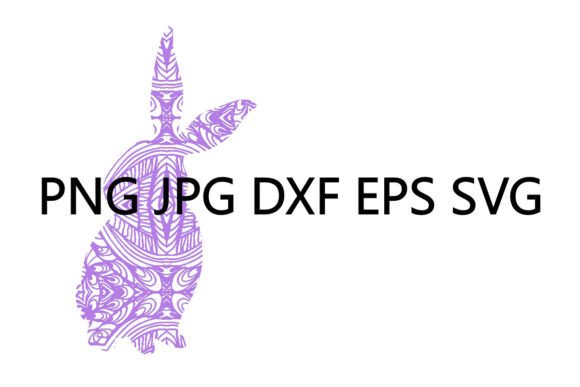 Bunny DXF Decorative Purple Set of 6: A Crafty Graphic Asset Review