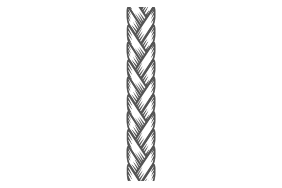 Decorative Braid Pattern for Website Graphics and Editorial Design