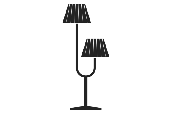 Decorative Lamp Tree Shape Two Bulb Light