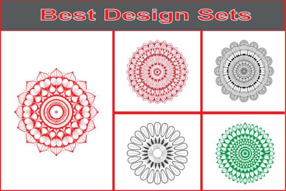 Decorative Round Mandala Art Bundle: A Designer’s Take on Brand Graphics