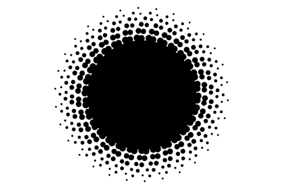 Dot Radial Pattern: A Decorative Motion Black Embroidery Design Review
