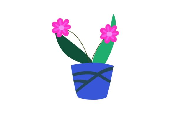 Drawing Flower Decorative: A Versatile Graphic Design Asset for Local Business Branding