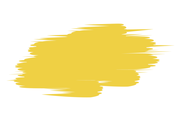 Dry Paint Stain Yellow Mark: A Versatile Graphic for Creative Illustrations