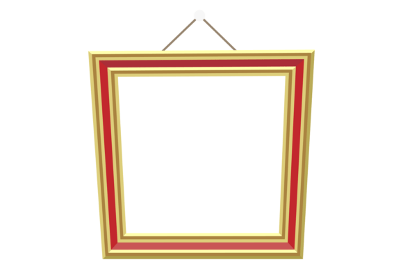Hanging Square Frame: A Versatile Graphic Design Asset for Creative Sellers