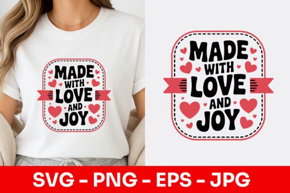 Made with Love and Joy Decorative SVG: A Versatile Freebie for Creative Publishers