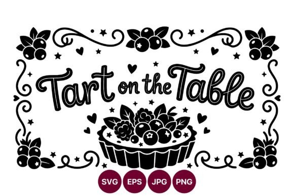 Tart on the Table Decorative Vector: A Versatile Graphic Design Asset for Content Creators