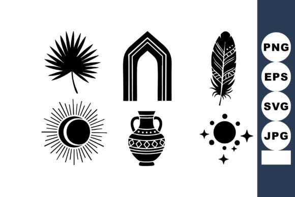 Tribal Decorative Elements Vector: Graphics & Illustrations for Local Branding